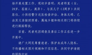 “2岁男童相伴母亲遗体数日被发现”，警方通报