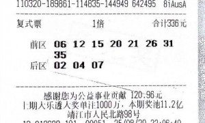 彩民336元复式擒大乐透813万 每期投注灵活调整
